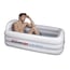 Kit completo Mueller RecoveryTub Solo, vasca di ghiaccio gonfiabile portatile per crioterapia individuale